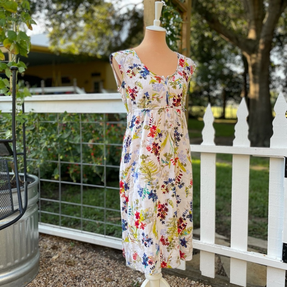 Cotton print dress